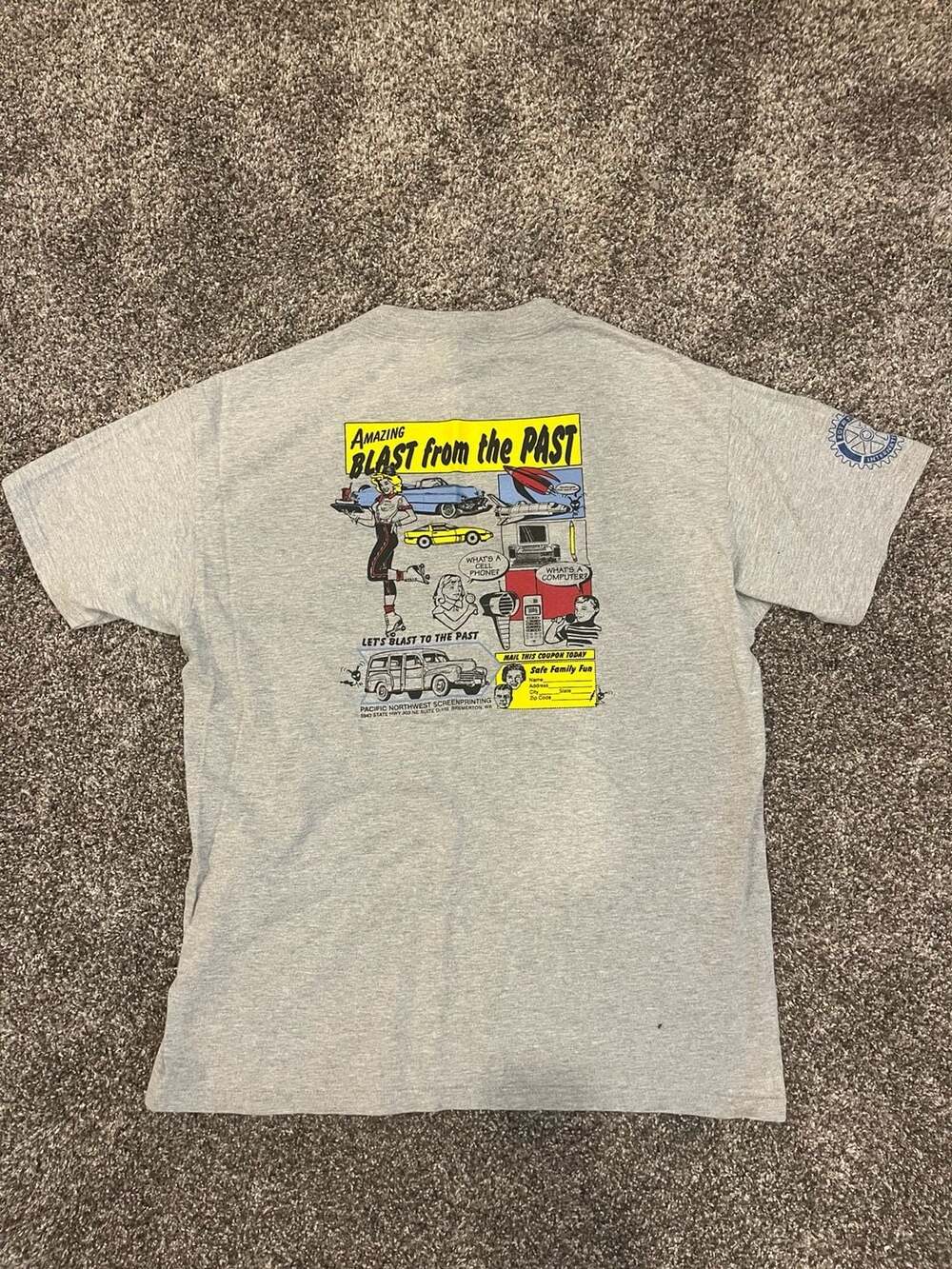 Hanes Beefy-T Blast From The Past T-Shirt Adult L